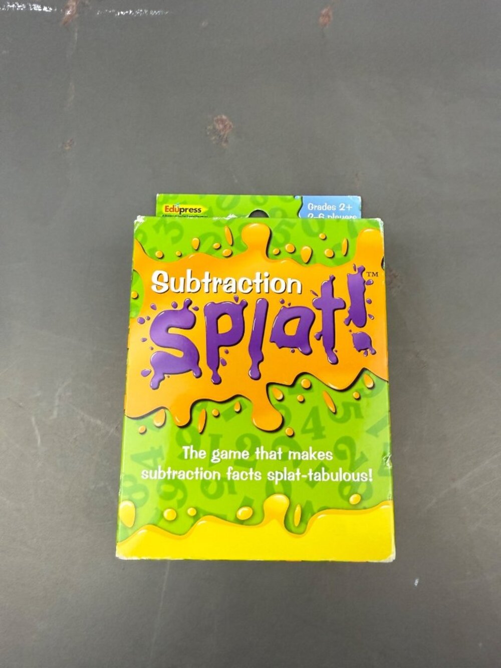 Subtraction Splat! Card Game Grades 2+ Educational Math Practice By Edupress